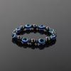New Arrival Turkish Evil Eyes Bracelet Hematite Stone Therapy Health Care Magnetic Bangle Yoga Bracelets for Women Men Jewelry