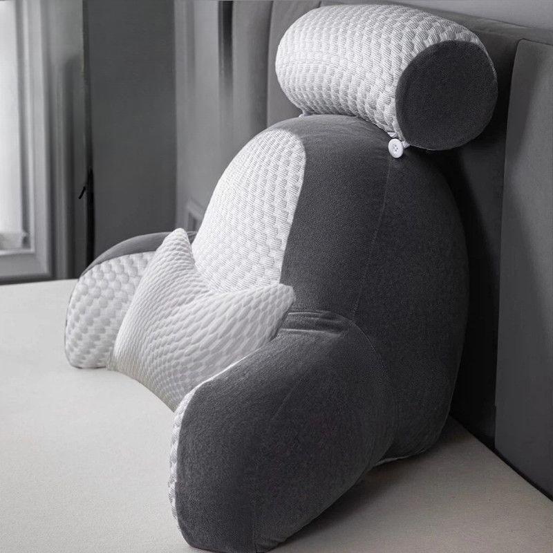 Double Headed Pillow  Comfortable Reading Bag On Bed  Support Waist Pillow Office Dormitory Living Room Sofa Waist Cushion