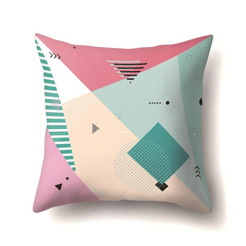 Față de pernă cu dungi geometrice Husă de pernă pentru birou Camera de zi Riding Talie