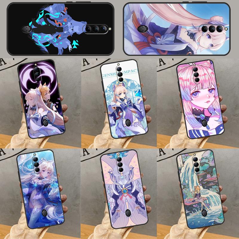 Sangonomiya Kokomi Genshin Impact Case For Nubia Red Magic 8 9 10 Pro Plus 6 7 6S 7S Pro 5G 6R RedMagic 9S 8S Pro Plus Coque