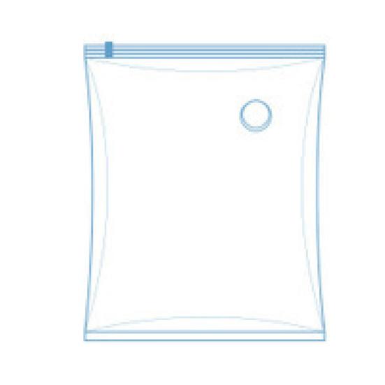 Vacuum Organizer Bag Double-Zip Seal Dust-proof Plastic Compression Pillow Clothes Space Saver Pouch Home Supplies