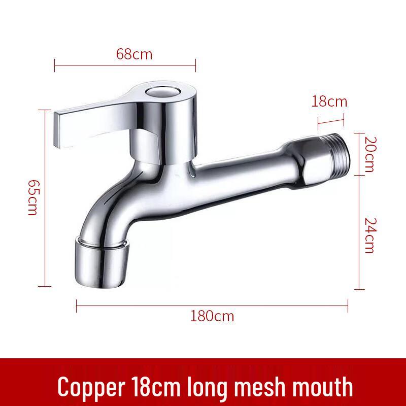 

Wolf s Kiss Extra-Long Single Outlet Copper Faucet