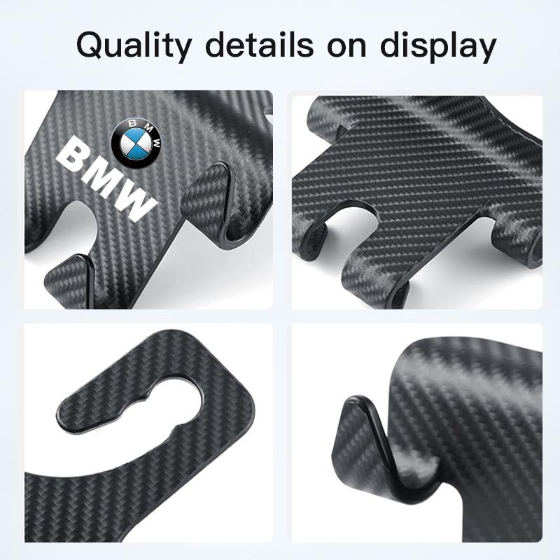 1pcs Car Rear Seat Hook Phone Holder Hanger Hooks Valve Cap For BMW X1 X2 X3 X5 X4 X6 X7 iX3 F20 F10 F07 E70 E46 E90 E92 E60 E39 EC5