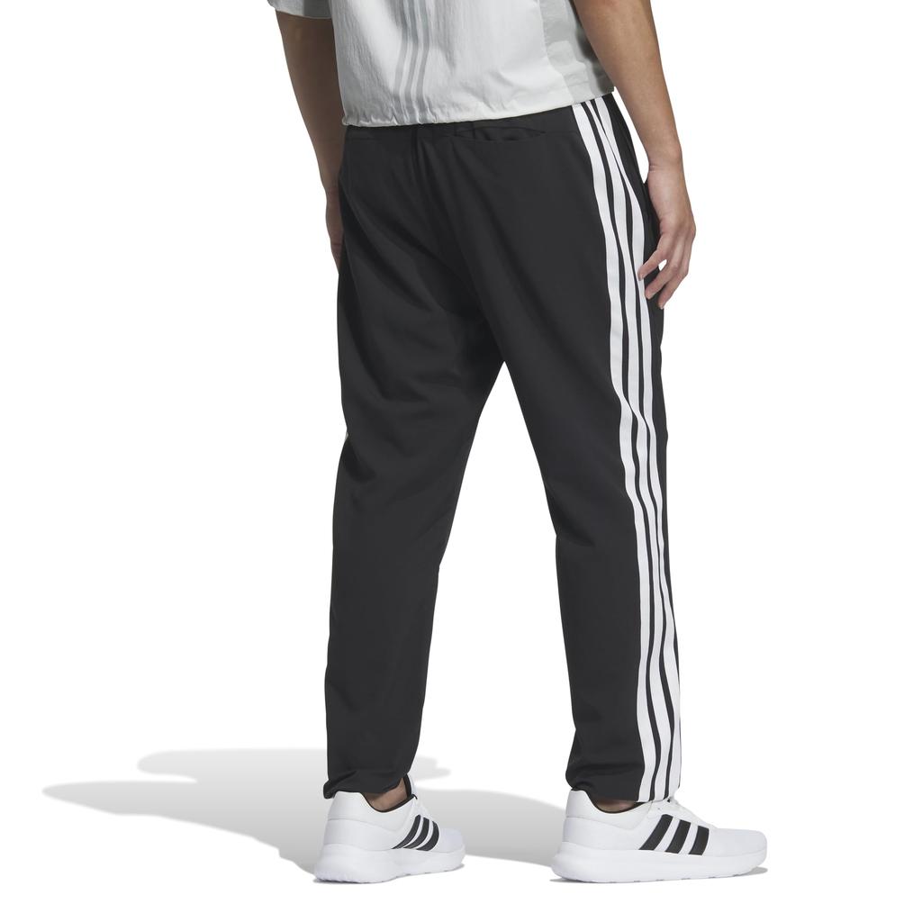 Adidas Jersey Bottoms Loose Fit Light Woven Track Pants BXF30 3-Stripes Men's Black/White (JV7003) J/XL