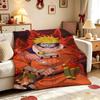 Naruto'S Ninja Way Anime Cartoon Flannel Blanket Skinfriendly Warm Fleece Blanket For Living Room Air Conditioner Room Home Party Decor Christmas Gift