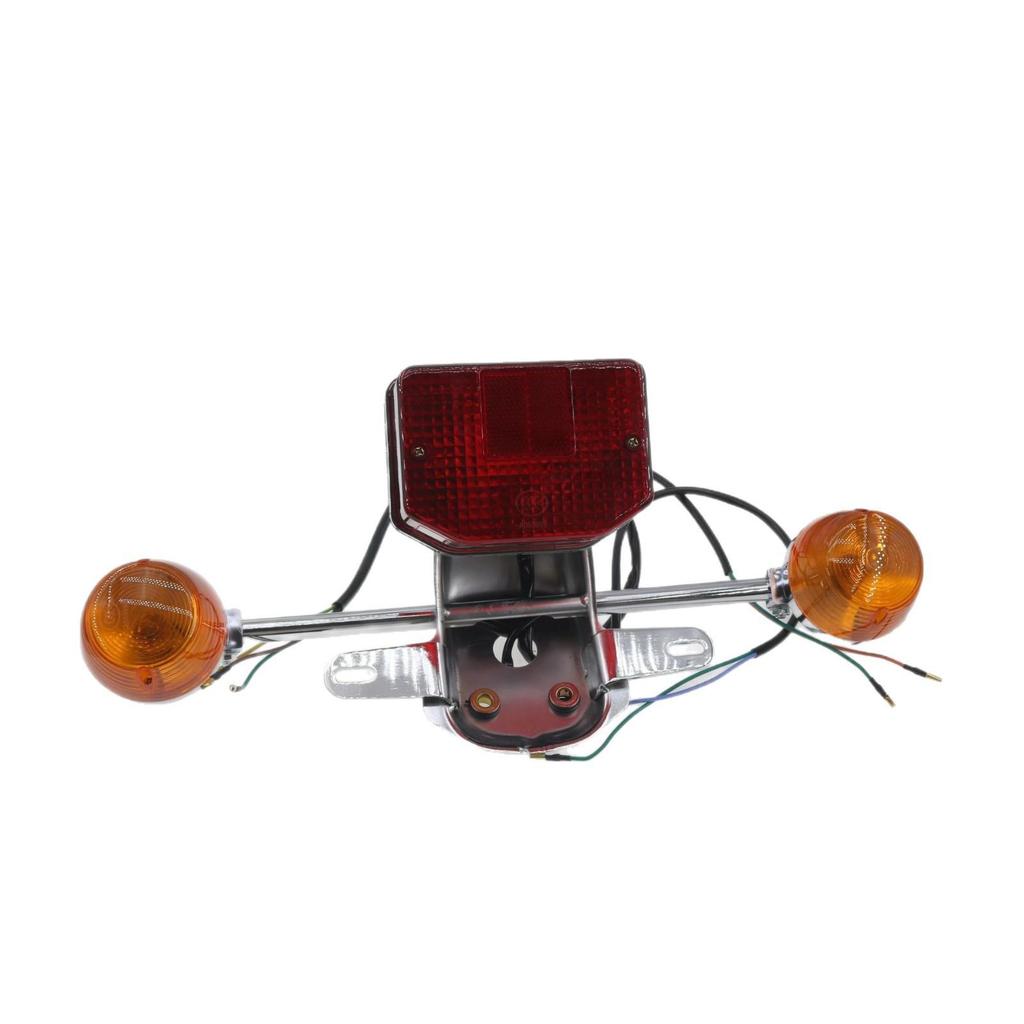 Compatible with Honda CM125 Brake Light and Chunlan Tiger Taillight Assemblies, with Rear Turn Signals.