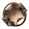 Michael Kors MK Mina Logo Drawstring Bucket Bag Women Handbags Brown 35H3G4ML3B-BROWN