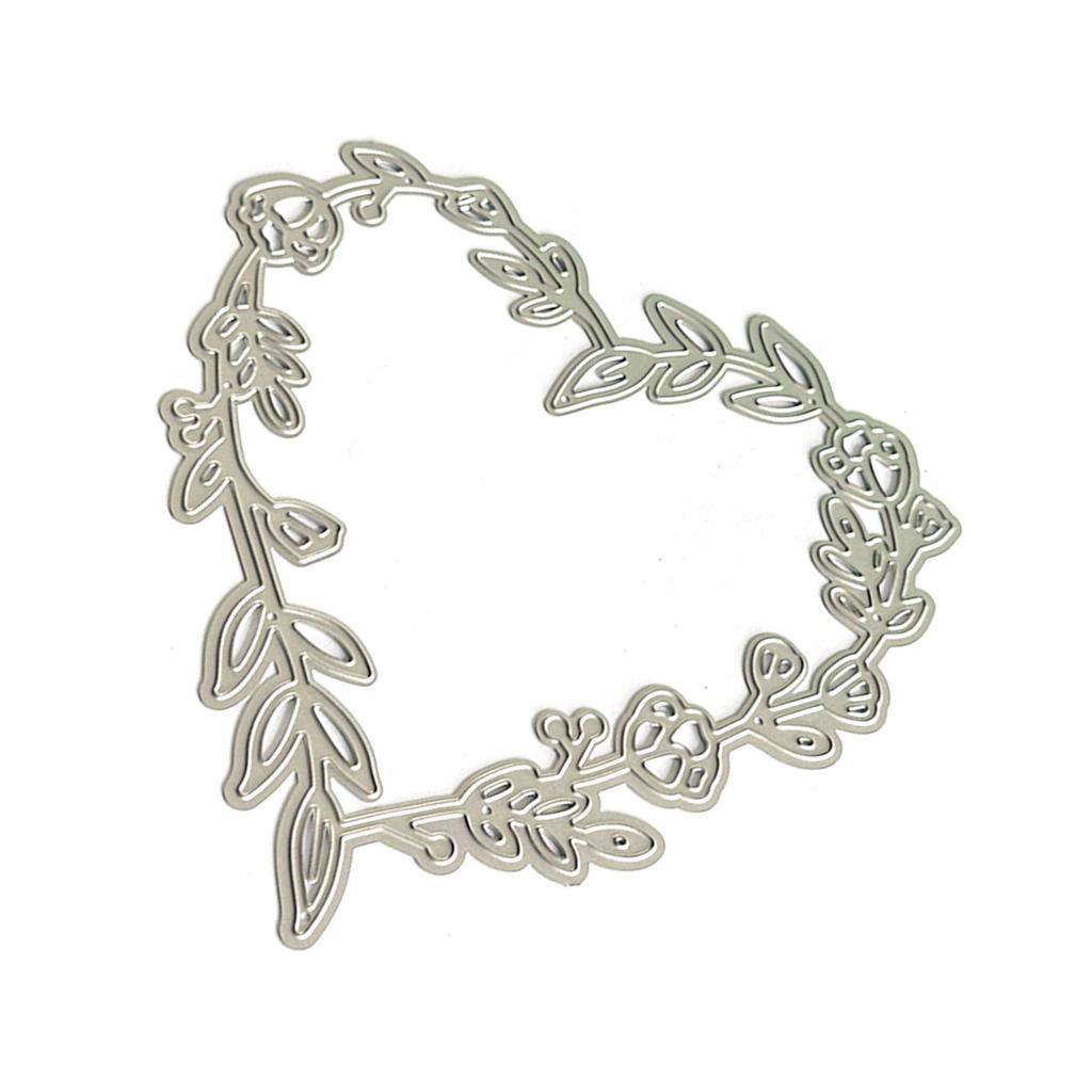 Leaf Wreath Cutting Dies for Card Making Scrapbooking Carbon Steel Die Cut Templates Decorative Embossing Paper Die