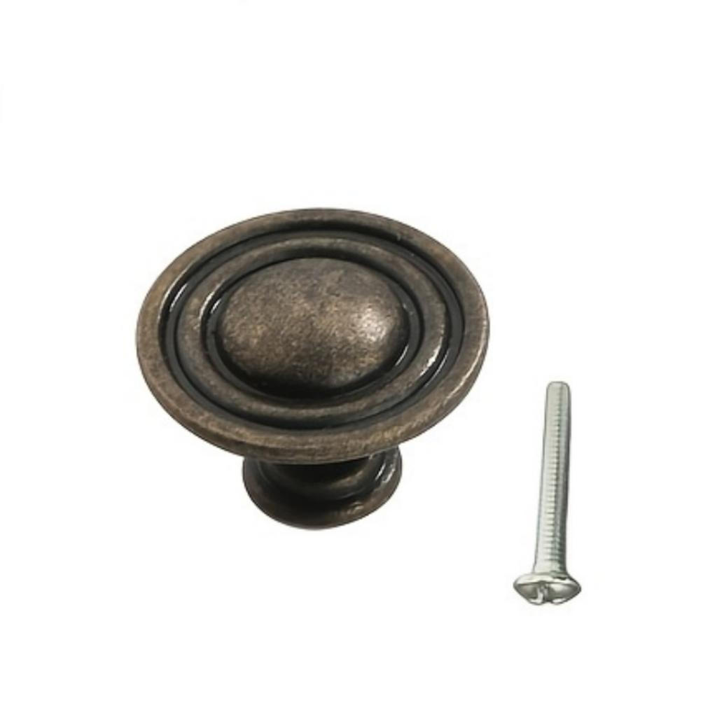 6 pieces of new Chinese-style drawer handles. Round cabinet drawer handles, furniture hardware.