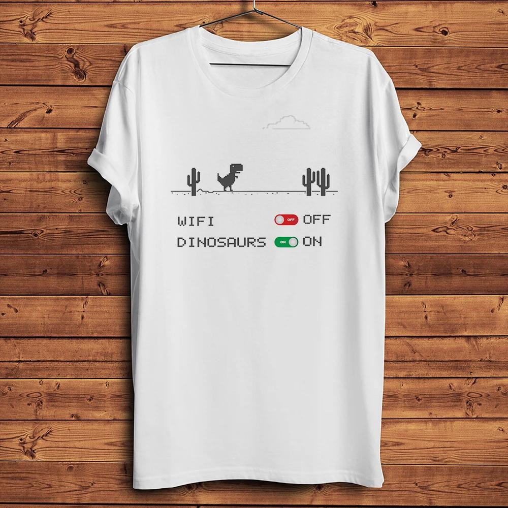 

Connection Trex Game Chrome Dinosaur DinoFunny Geek T ShirtUnisex Casual Short Sleeve TshirtUnisex TeeStreetwear Breathable S