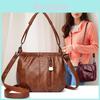 Pu Water Bucket Bag For Women With Multicompartment And Zipper Closure For Daily Use