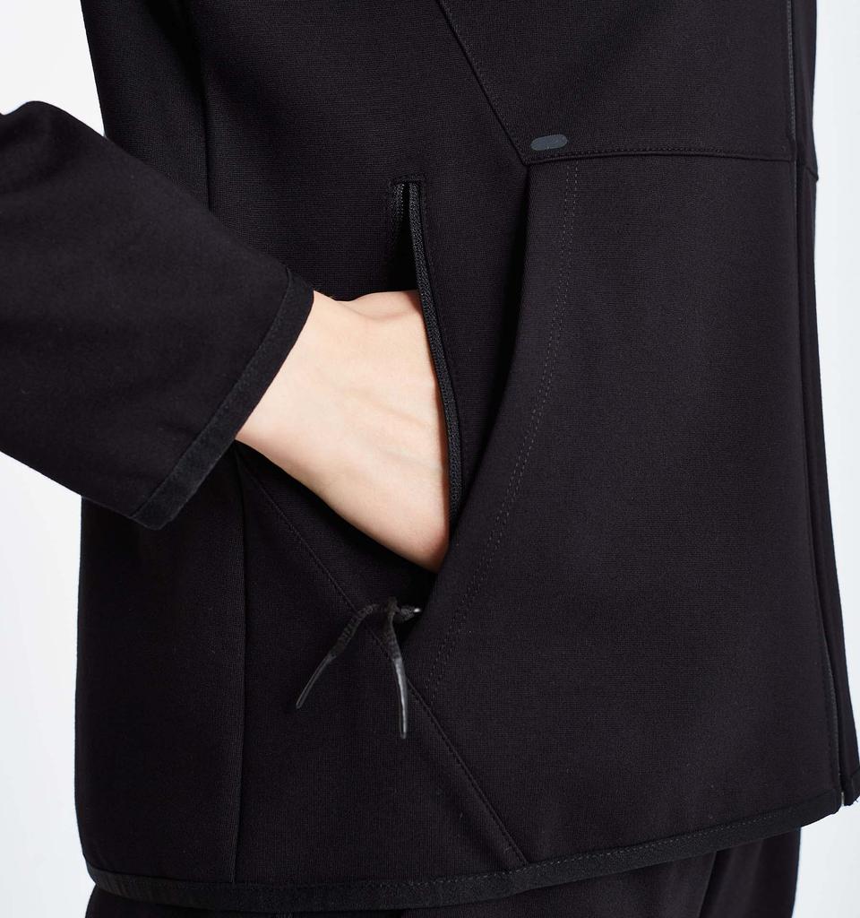 Women's Zippered Hooded Sweatshirt 24N-2138