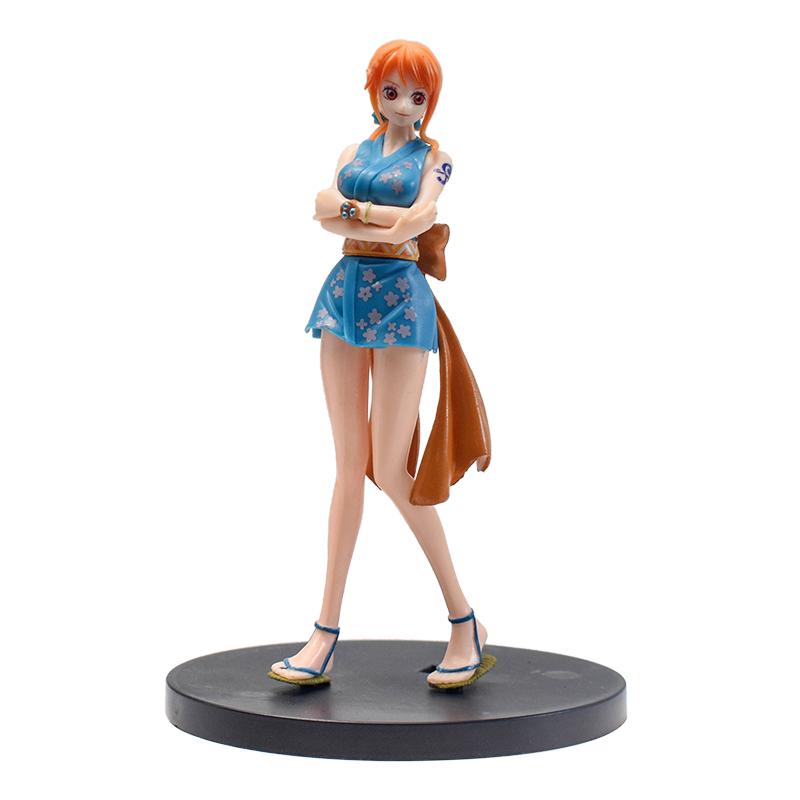 18CM One Piece Anime Figure Monkey D Luffy Zoro Chopper Nami Action Figurines PVC Collection Model Dolls Birthday Gifts For Kids 18cm no box
