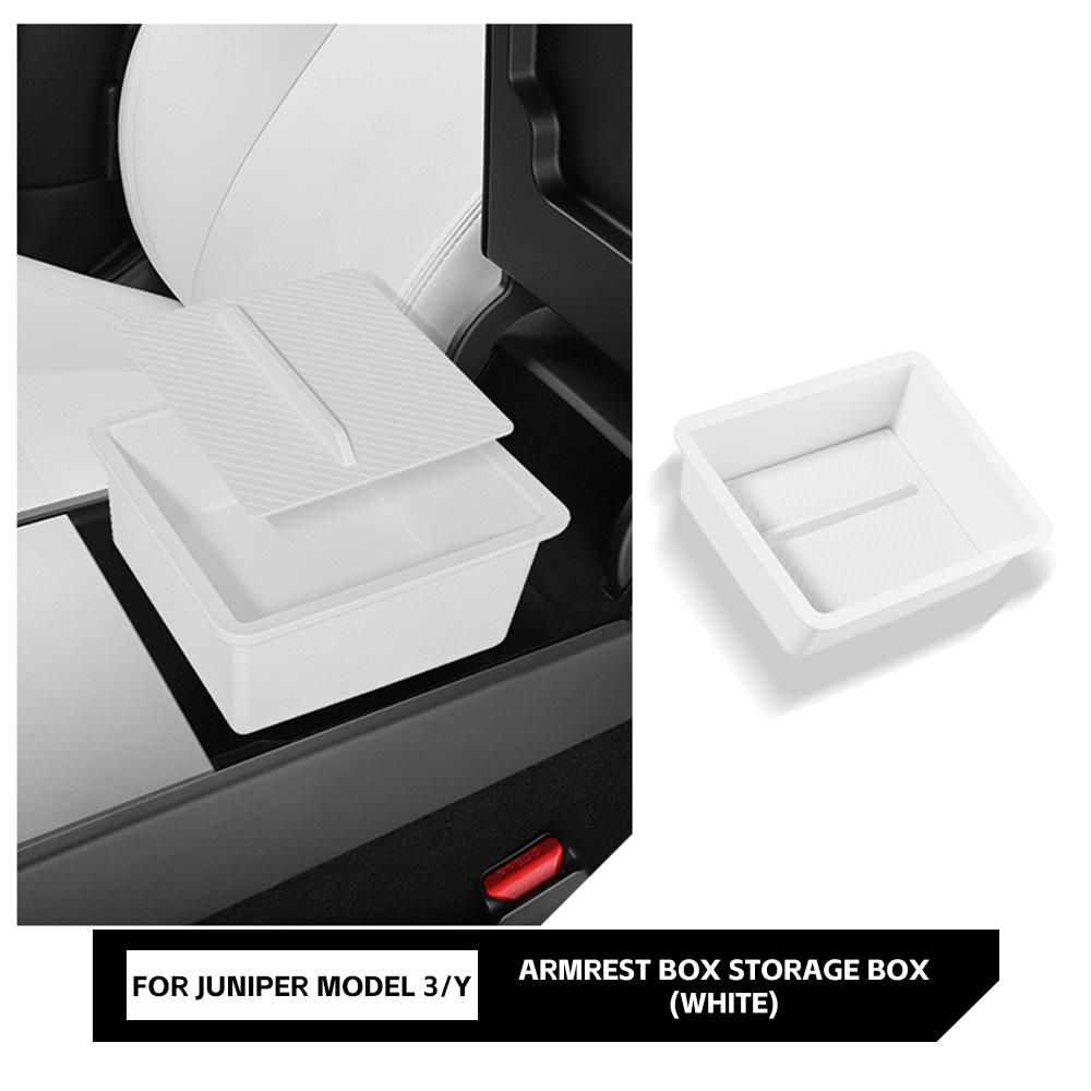 Center Console Storage Tray For Tesla Model 3 Highland 2025 2025 Model Y Juniper 2025 2026 Armrest Storage Box Car Accessories