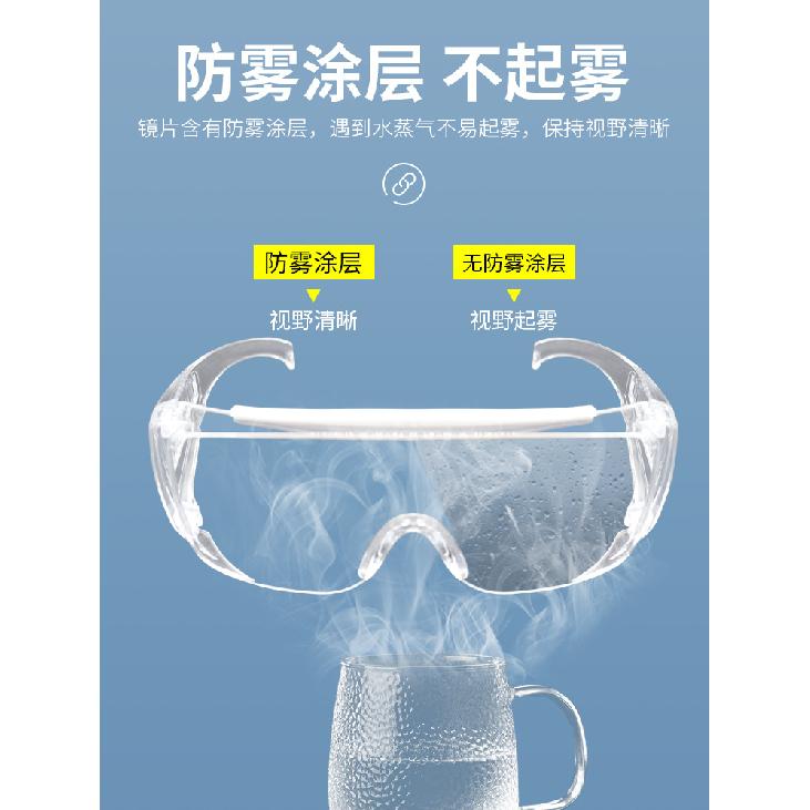 New model of protective goggles with blinds, impact-resistant, scratch-resistant, splash-proof, dust-proof, anti-fog, anti-wind and sand,