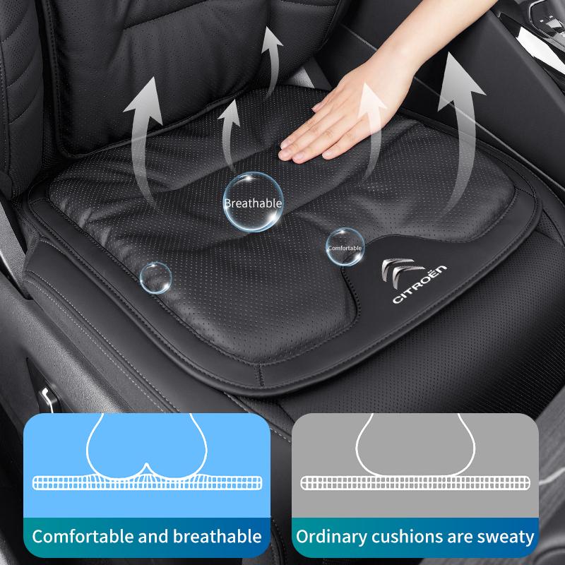 Velvet Car Seat Cover: Breathable, Comfortable and Durable All-Season Use Split-Style Single-Seat For Citroen C4 C3 C5 C1 C2
