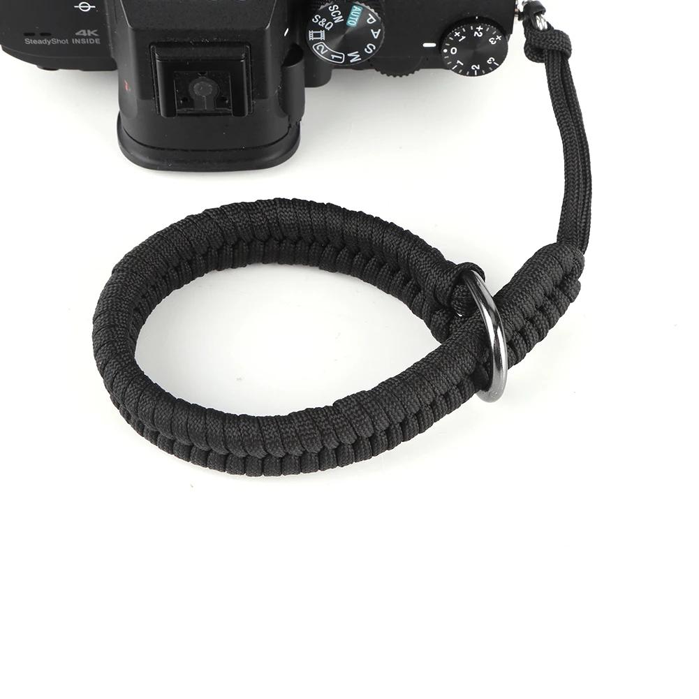 Handmade Woven Camera Hand Strap Adjustable Camera Strap with Safer Connector Hand Strap for Canon Nikon Sony Fuji Leica Olympus