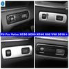 Für Volvo XC90 XC60 XC40 S90 V90 2018 - 2025 Auto Scheinwerferschalter Scheinwerfer-Einstellungs-Kofferraumschalter Bedienfeld Abdeckung Zierleiste