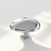 1pc Bright silver handle simple wardrobe door drawer cabinet new Chinese furniture single hole small handle