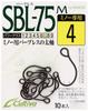 OWNER SBL-75M Single 75 Barbless Minnow Hook (4 Hooks) 11626 Fishing Hook