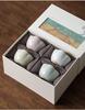 Ru Kiln Large Capacity Ceramic Tea Tasting Cup - Gongfu Tea Set for Home.