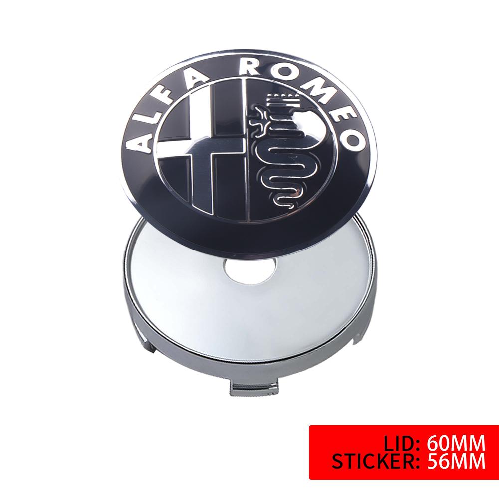 

For Alfa Romeo Car Emblem Wheel Center Covers Hub Cap Stickers Auto Refit For Alfa Romeo Sportiva Giulia Giulietta 159 156 MITO