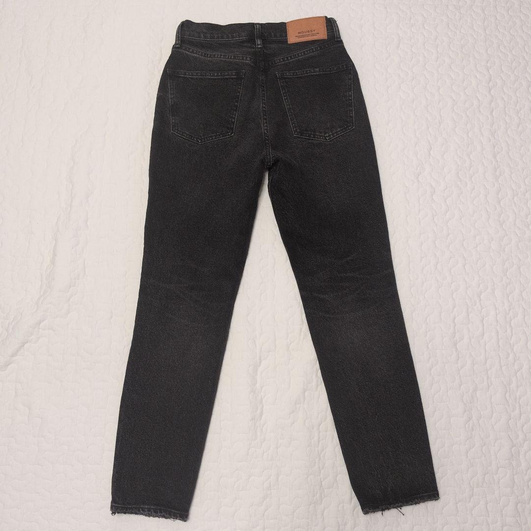 [Good condition] MOUSSY MVS black skinny pants 25 inches