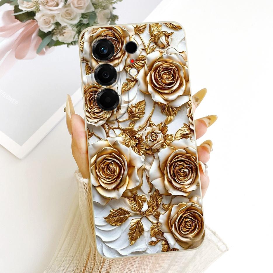 Per Tecno Camon 50 4G Custodia CN5 Copertura Lussuosa Fiore Caramella Dipinta Custodia Morbida in TPU Per Tecno Camon 50 Pro 4G CN5c Camon50 Borse