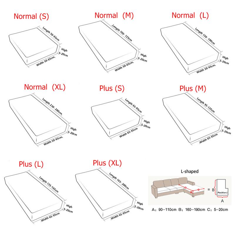 Stretch Printed Sofa Soft Cushion Cover Anti -Dirty Home Decor Washable Design Settee Cover Sets For Pets Kids Living Room Furniture Couch Case