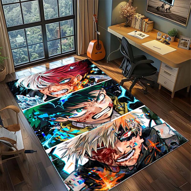 Area Rug My Hero Academia Non Slip Washable Large Carpet Bedroom Gamer Room Home Decor