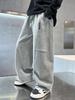 Boys' Autumn-Winter 2025 Loose Casual Sweatpants: Medium & Large Sizes