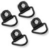 4 Set Truck Bed Rail Bolts Nuts Cargo D-Rings Tie Down Mount Kit Fits Nissan Frontier Titan W/Utili Track Bed Rail System