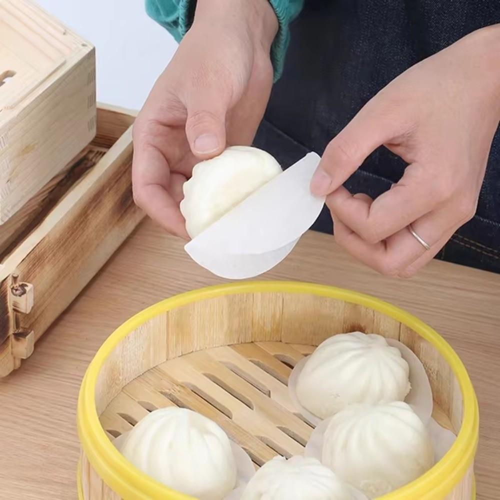 Circle Shape Baking Paper Disposable Oil Proof Paper Multifunction Liner BBQ Paper Liner  Household