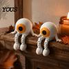 Detailed Eye Sculpture Articulated Fidget Toy, 3D Printed Halloween Eyeball Figurine with Movable Joints, Party Decorations Flexible Spooky