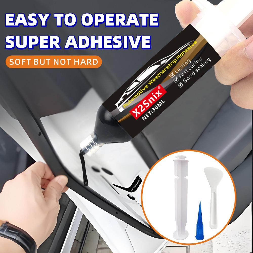 Black Automotive Sealant Windshield Door Seal Glue Efficient Window Sealant Adhesive Waterproof Repair Sealer Silicone Rubber