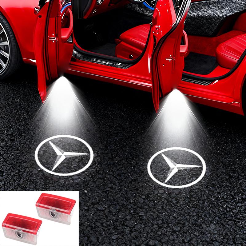 BLZ3 HD LED Projector Door Courtesy Welcome Light For Mercedes Benz AMG W205 W212 W213 A B C E M GL GLA GLB GLC GLE GLS Accessories