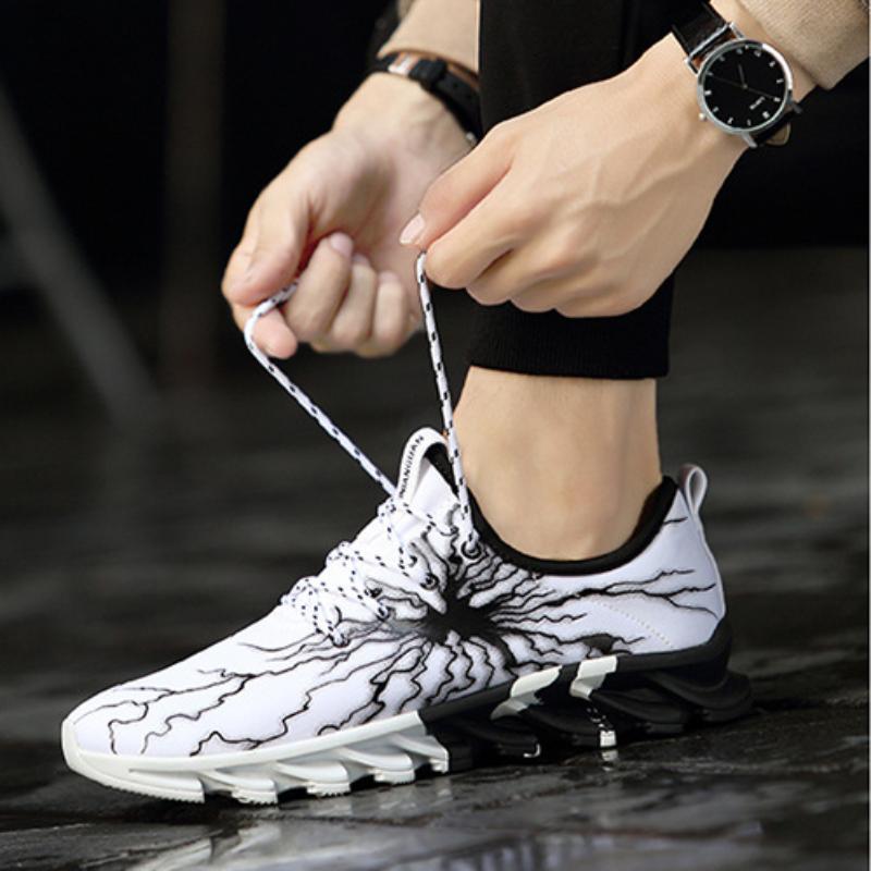 Casual Breathable Men Shoes Anti-slip Outdoor 2024 New Fashion Simple Comfortable Running Sneakers Casual Shoes Autumntime