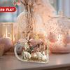 2D Flat Nativity Scene Heart Acrylic Desktop Decoration, Suitable for wall decoration, porch, room, villa, accents Home, Hallway, or Workplace - Rusti