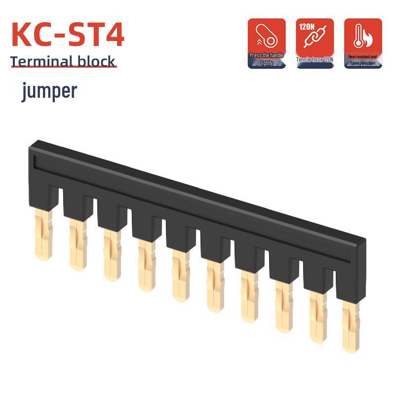 PT4 Rail-Mounted Terminal Block: Solderless, Painless Wrench-Free Copper Wire Connector UK