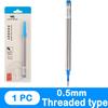 JINHAO 11cm Metal Refills 0.5/0.7mm Blue/Black Roller Ballpoint Pen Business Ball Pen Refills Office School Supply Stationery
