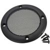 Flushbay Set of 2 Speaker Covers, 4" Universal Speaker Grill Cover, Car Accessories, Speaker