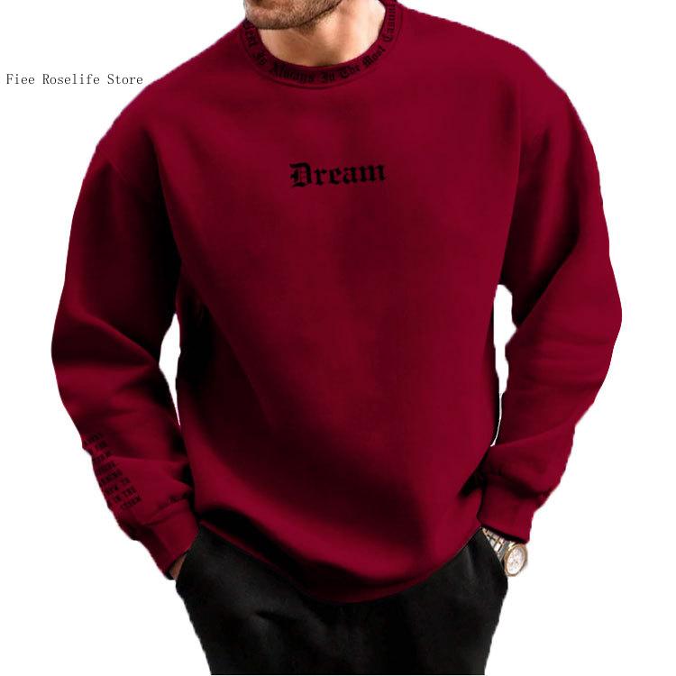 Outdoor Fitness Sports Leisure Solid Color 3D Printed Hoodie Men