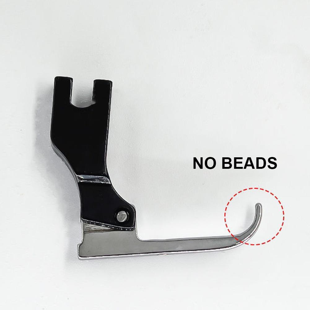 Fashion Clothes Fabric Fixed Press Foot Stainless Steel Wedding Dress Ball Fabric Special Presser Foot Sewing Machine Accessory