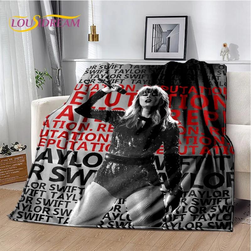 3D Taylor-r Singer T-Swizzle Decke, Weiche Überwurfdecke für Zuhause Schlafzimmer Bett Sofa Picknick Reise Büro Abdeckung Kindergeschenk Geschenk
