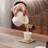 Yunyi Mutton-Fat Jade Porcelain Gaiwan Tea Set