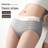 Nanjiren Women's Cotton Striped Antibacterial Panties