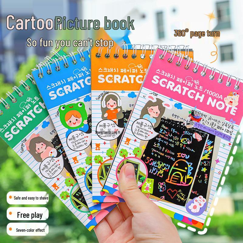 

Children s Scratch Art Drawing Book - Kindergarten Art Supplies and Stationery, Perfect for Gifting and Rewards