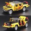 Schaal 1/32 Jeep Wrangler Gladiator pick-up truck, legering automodel gegoten metalen speelgoed terreinvoertuigen met geluid en licht collectie kindercadeau