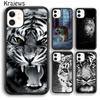 Krajews Tier Tiger weiche Handyhülle Abdeckung Für iPhone 17 Air 16 15 14 plus 12 13 pro max Hülle Schale Fundas