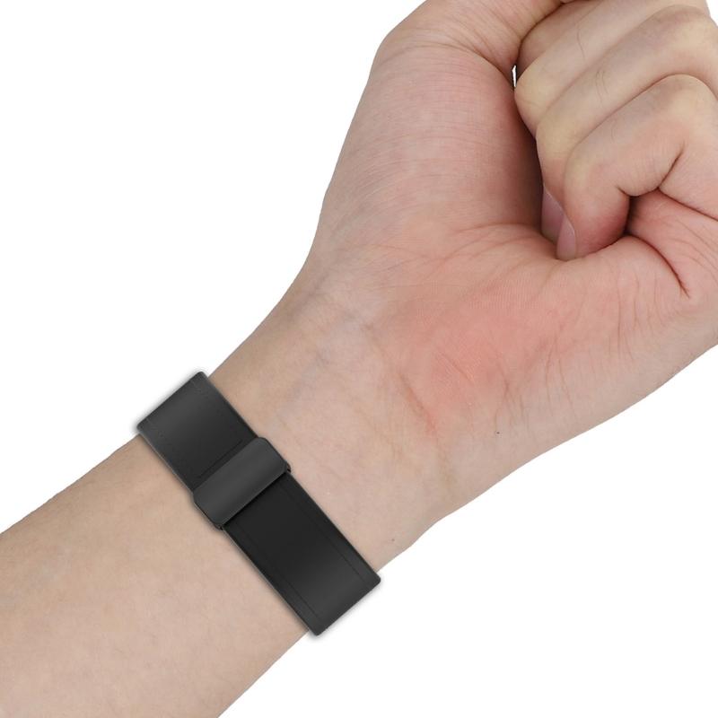 Magnetic Closure Silicone Leather Straps Bracelets For 47mm Smartwatch Adjustable Fitness Outdoor Business Compatible
